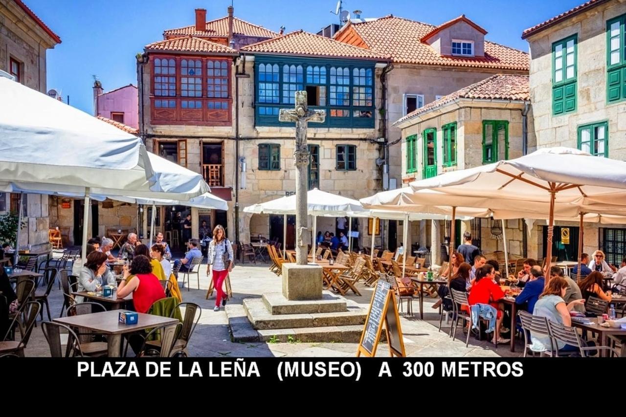 Apartamento D'Angela- Pontevedra Centro Luaran gambar